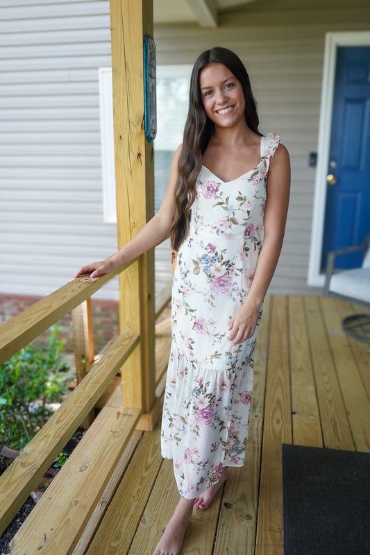 Meadow Walk Ruffle Maxi Dress