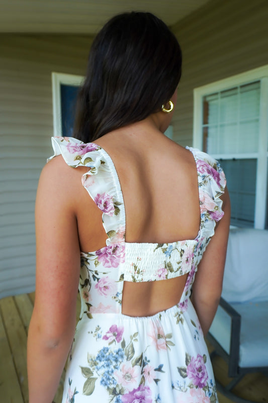 Meadow Walk Ruffle Maxi Dress