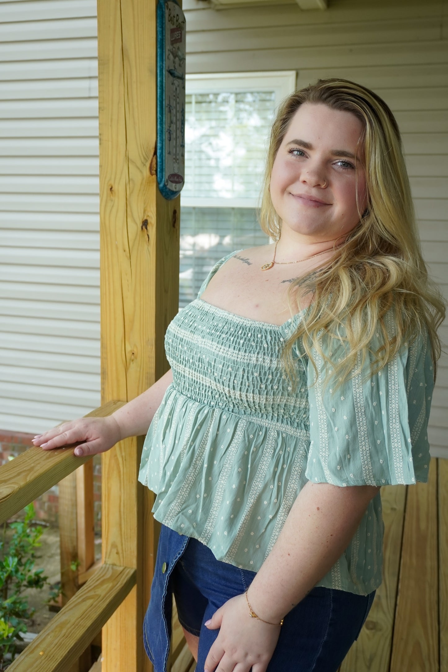 The Sweet Breeze Smocked Top