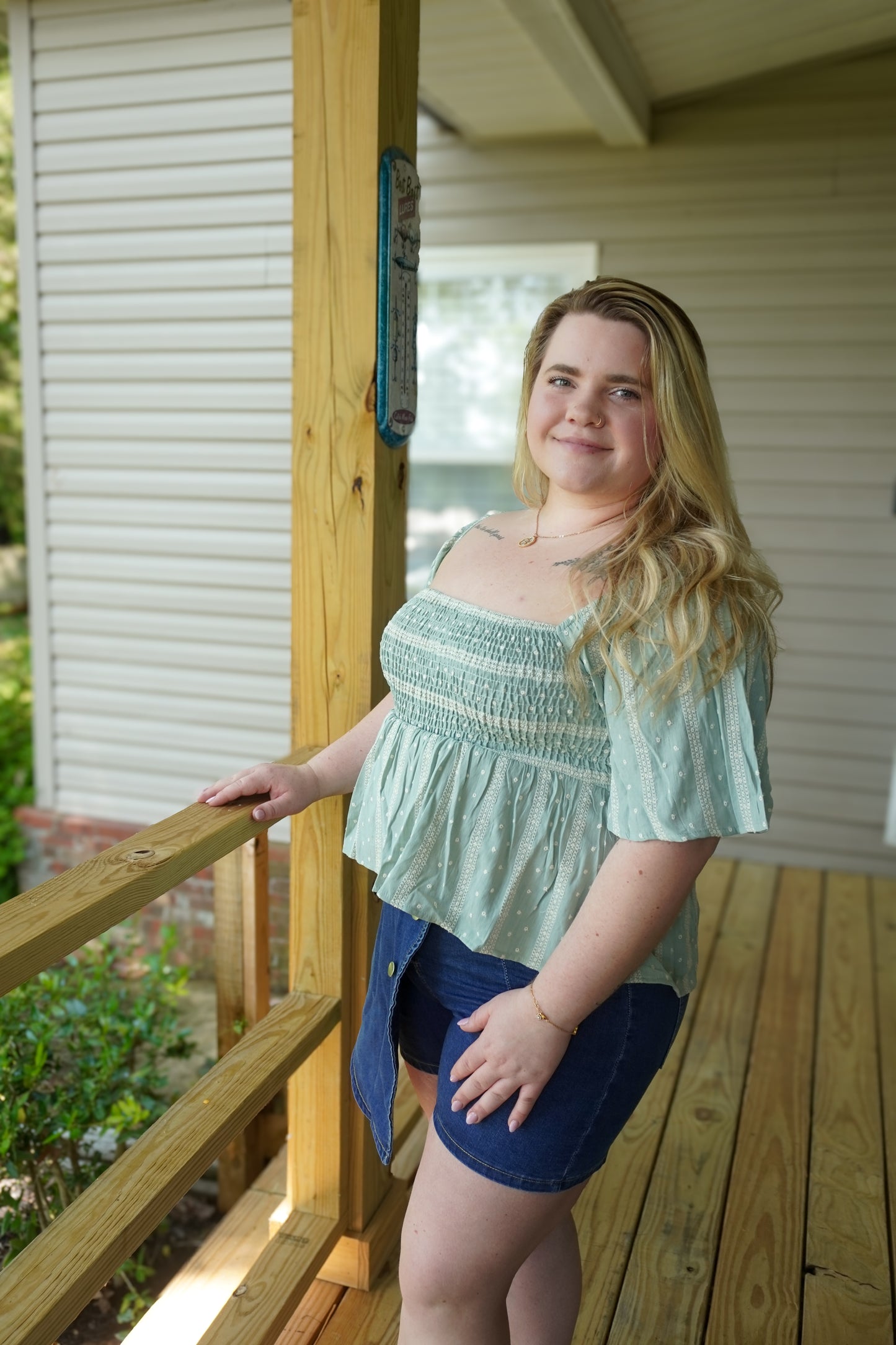 The Sweet Breeze Smocked Top