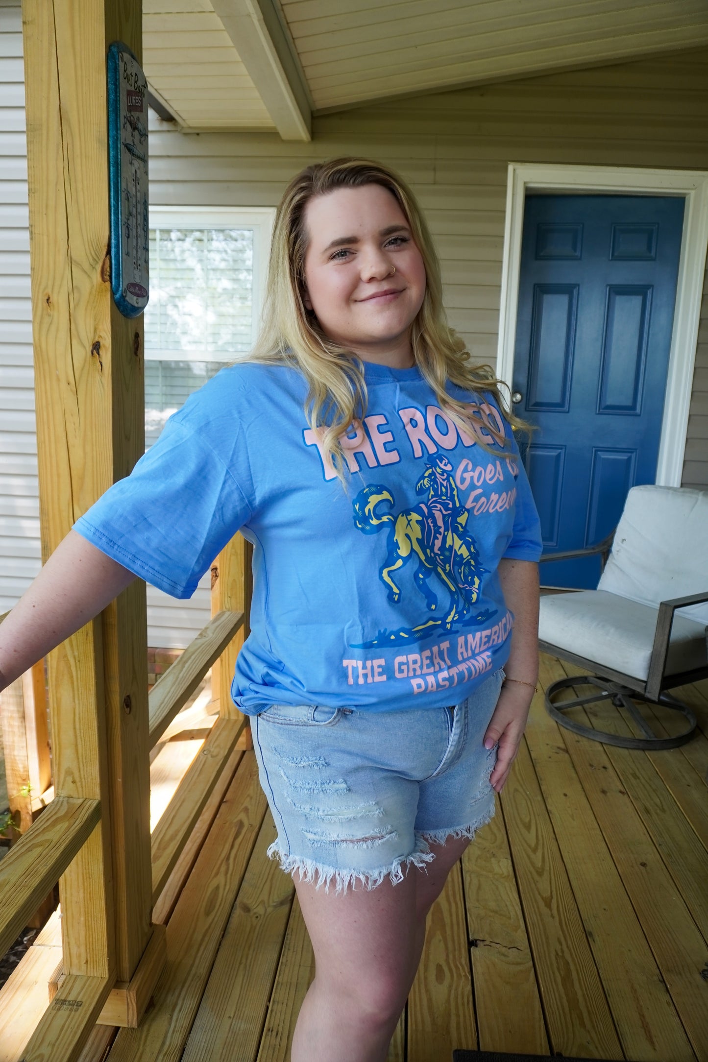 The Go-To Distressed High-Waisted Denim Shorts