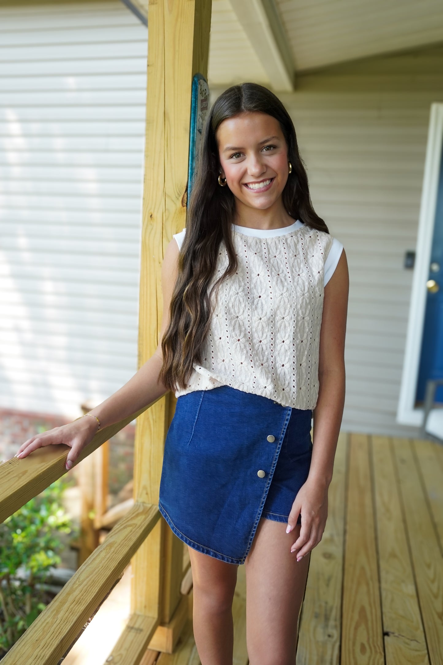 Delicate Detail Knit Tank