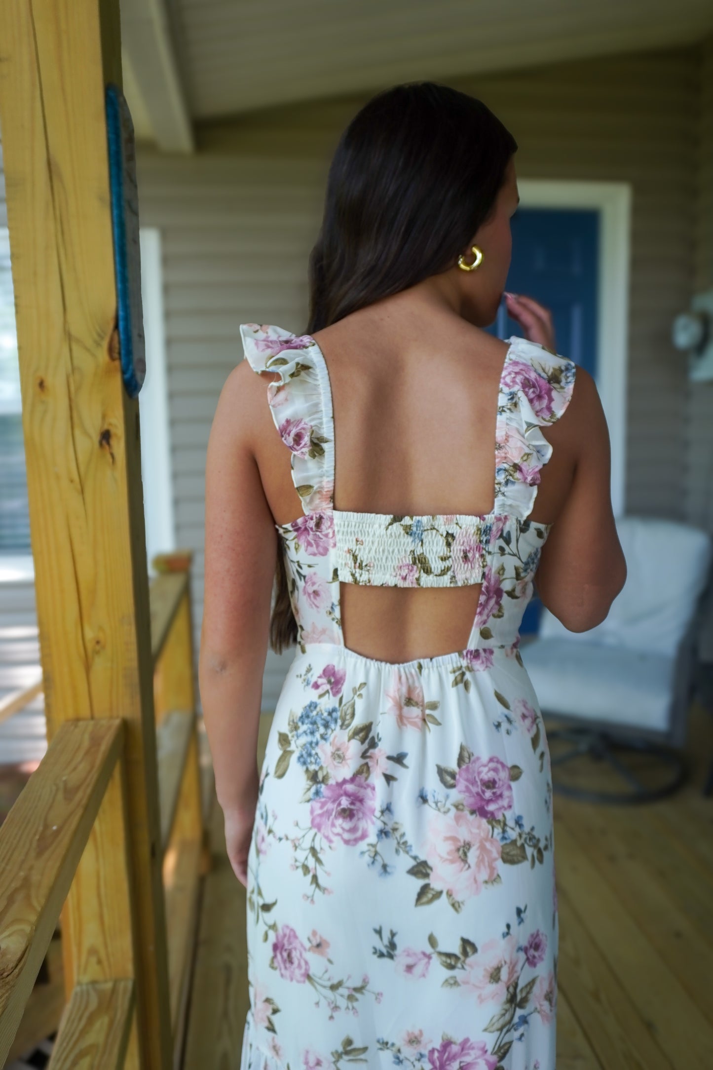 Meadow Walk Ruffle Maxi Dress