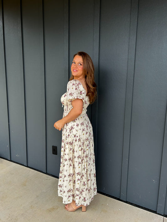 The Vintage Rose Midi Dress