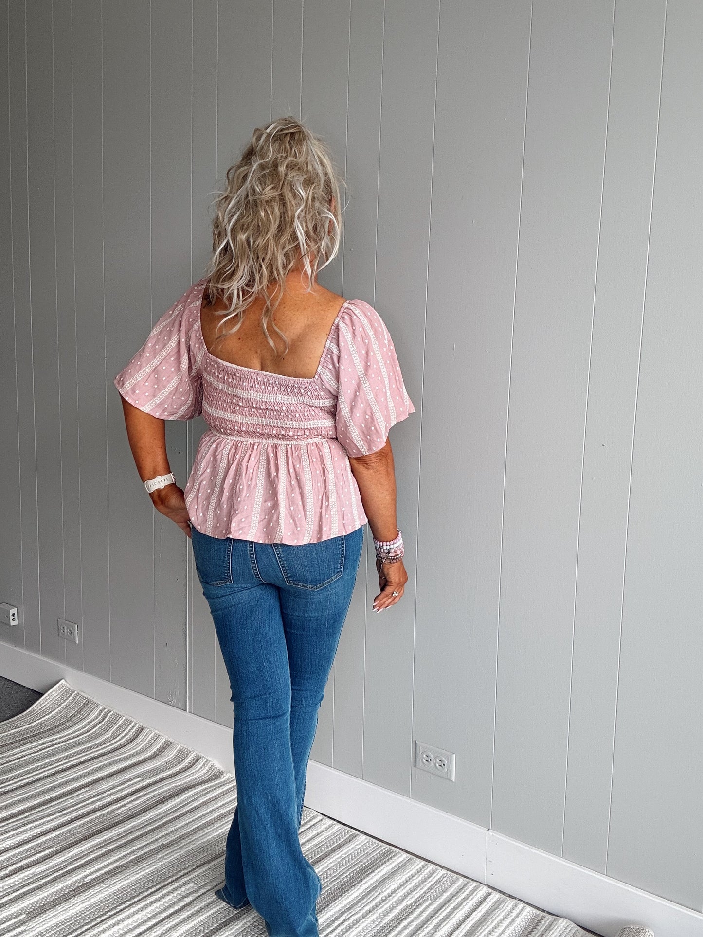 The Sweet Breeze Smocked Top