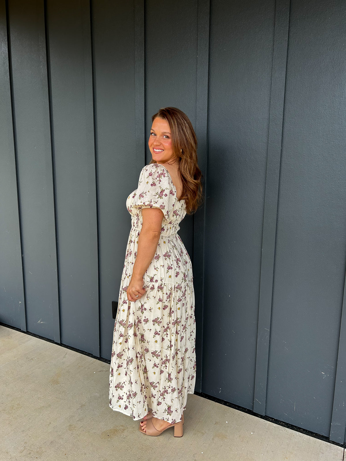 The Vintage Rose Midi Dress