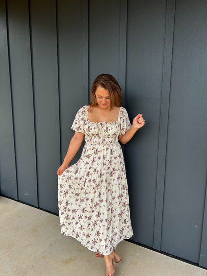 The Vintage Rose Midi Dress