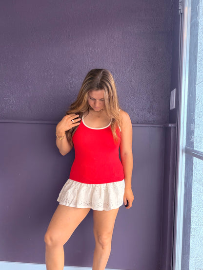 All American Red Tank