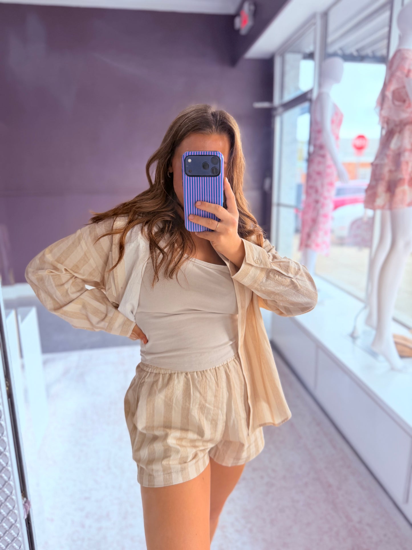 The Sandstone Ease Button-Up