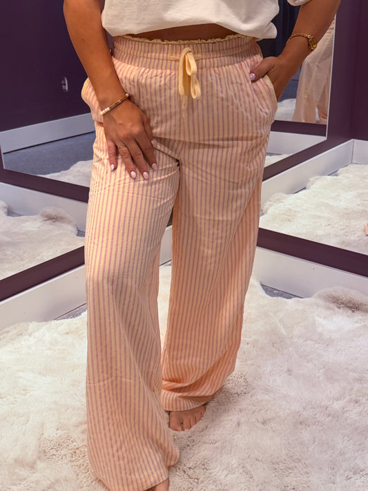 Pink Lemonade Striped Pants