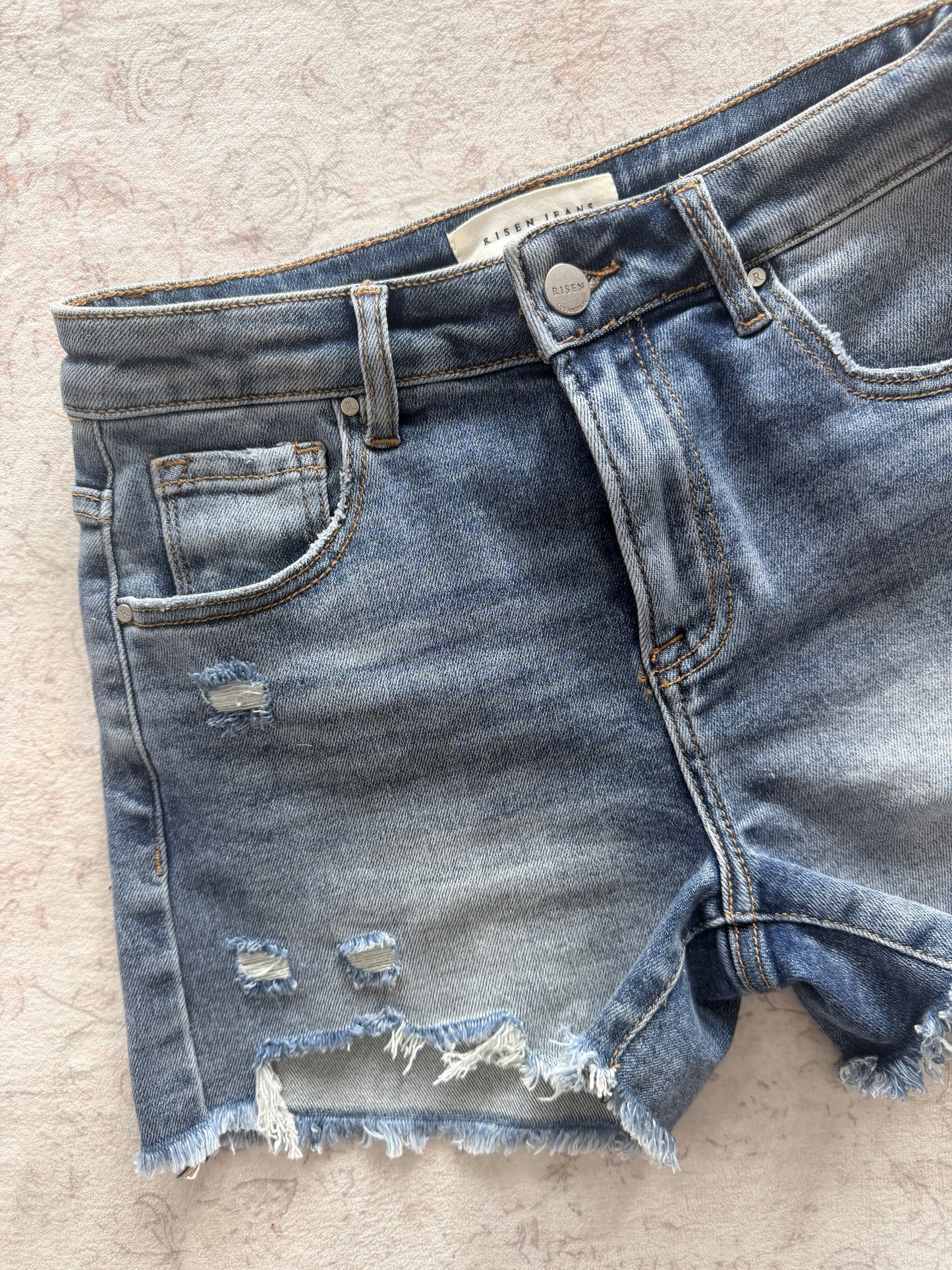 The All Day Denim Risen Shorts