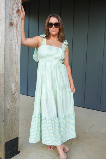 Bluebell Bow Maxi Dress