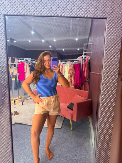 Blue Skies Ribbed Tank