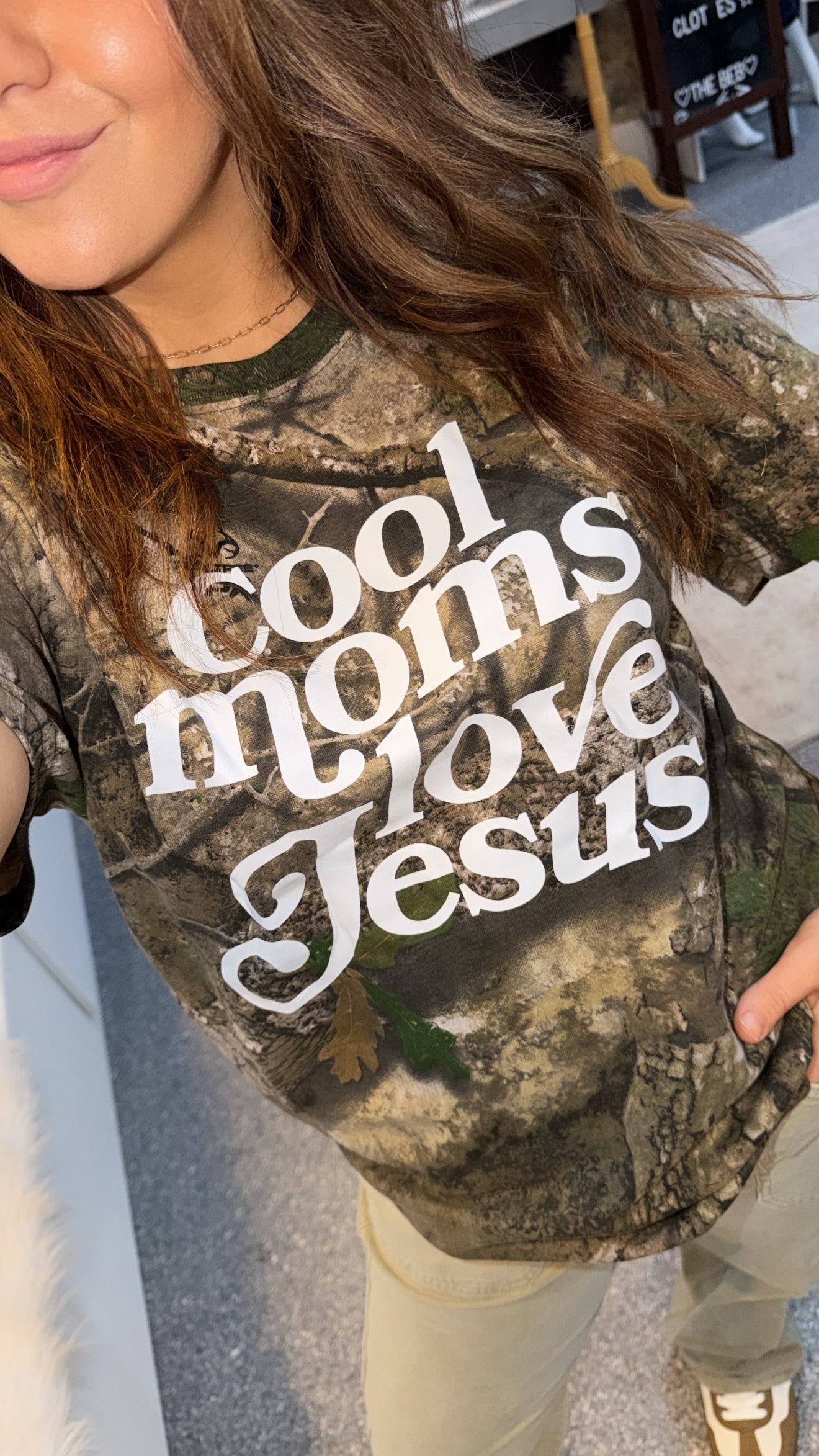 Cool Moms Love Jesus Tee