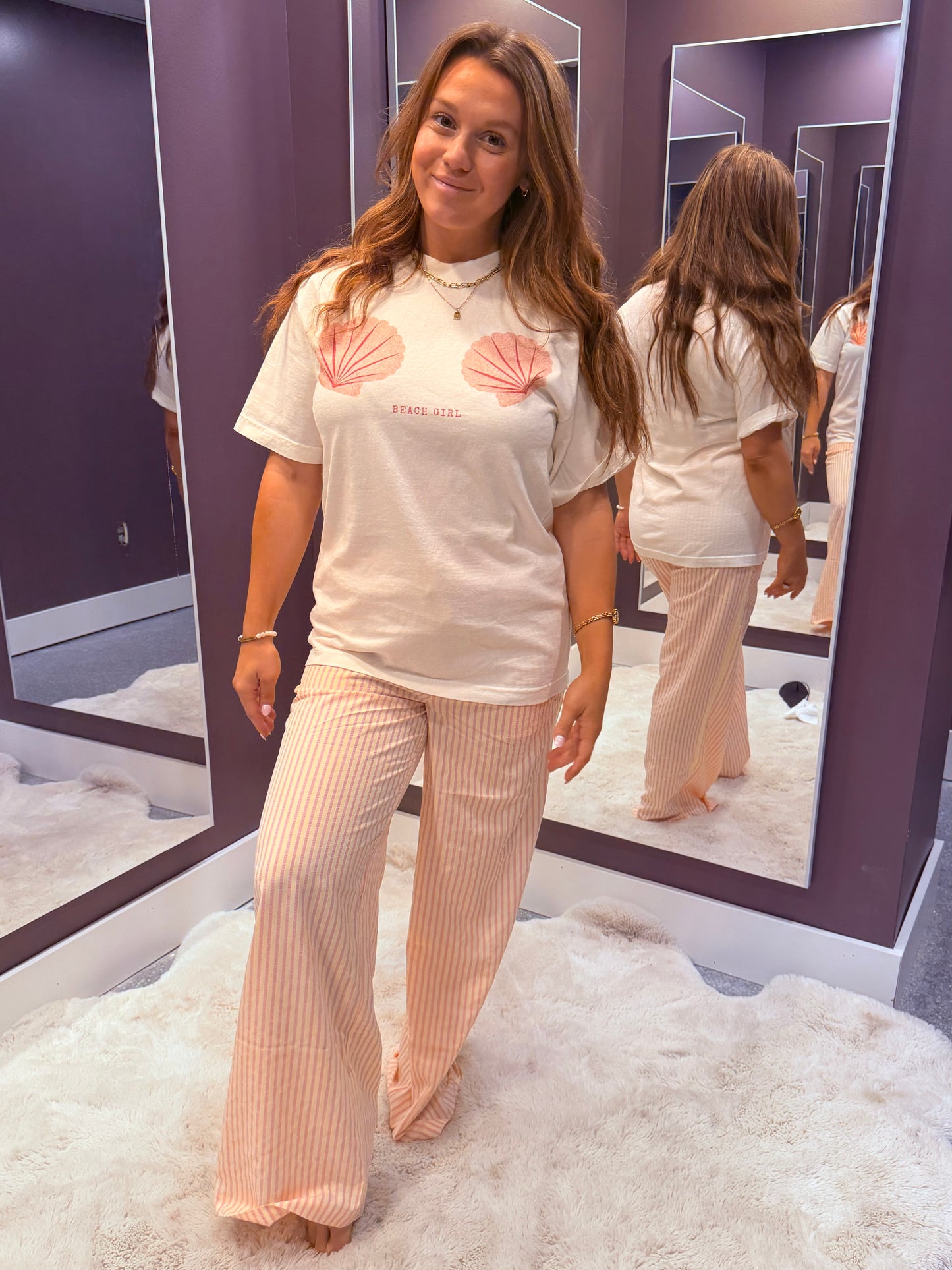 Pink Lemonade Striped Pants