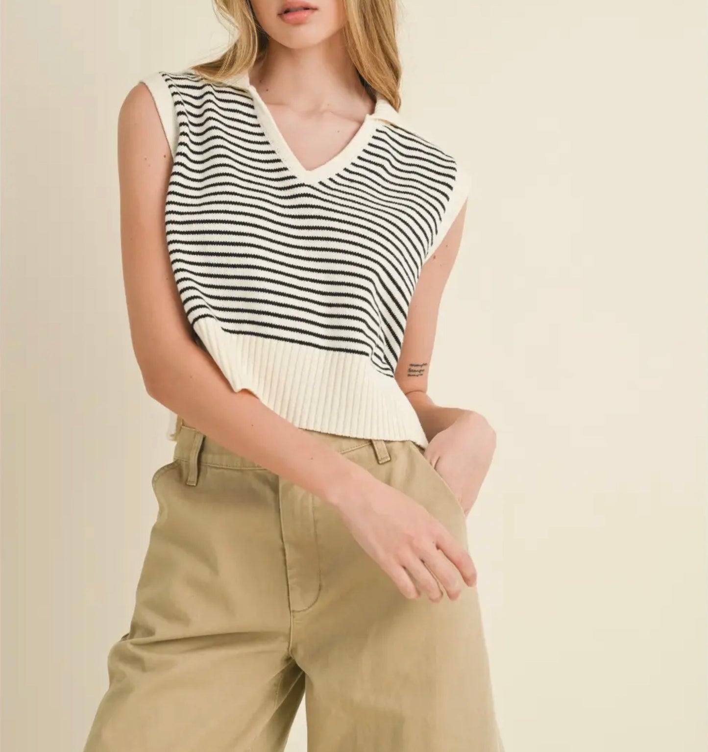 Hampton Stripe Sweater Vest