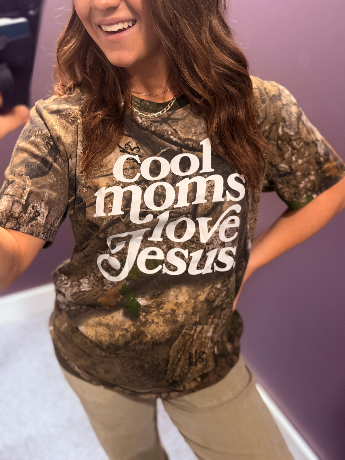 Cool Moms Love Jesus Tee