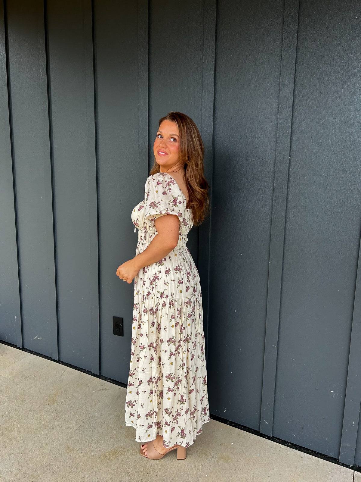 The Vintage Rose Midi Dress