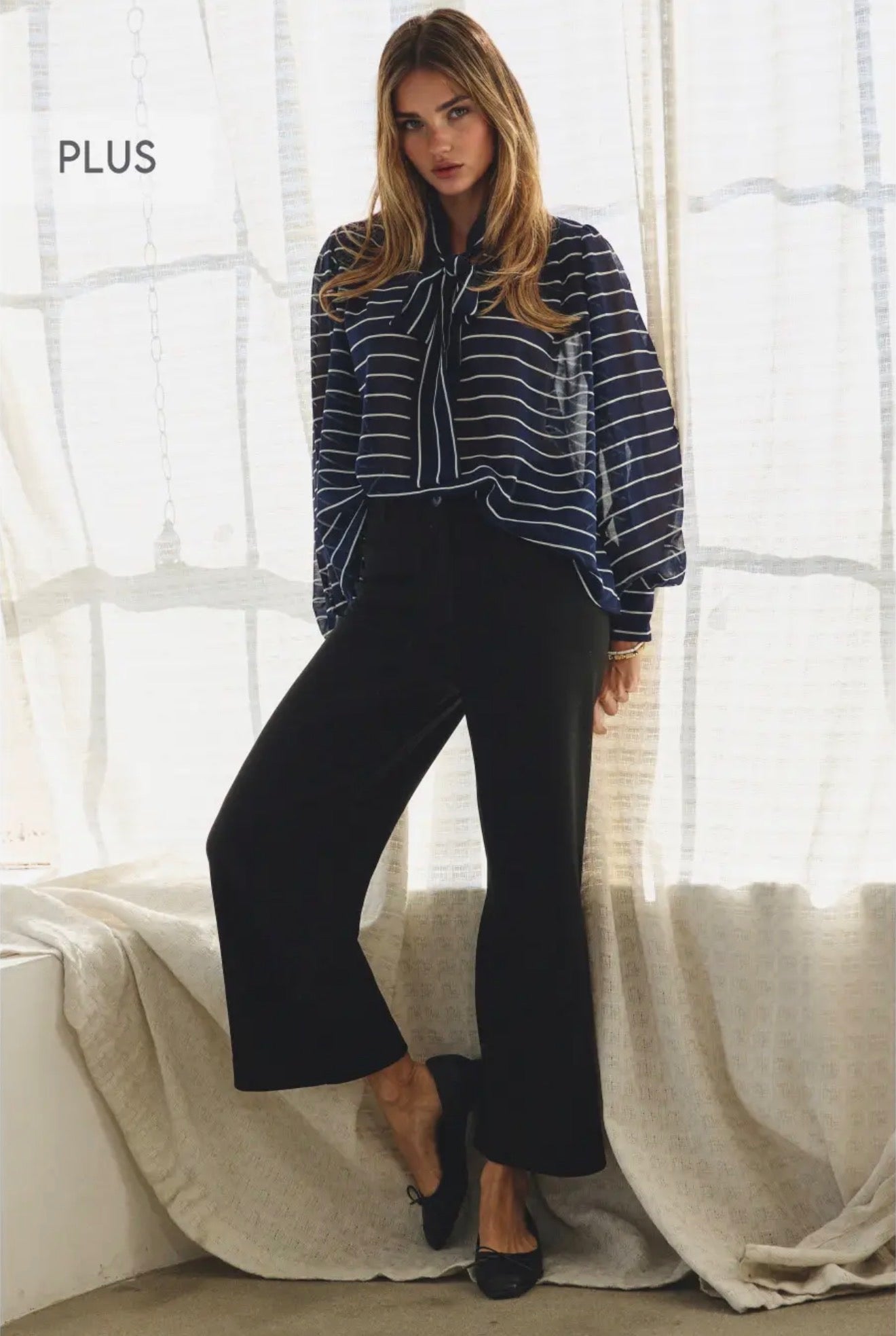 The Boardroom Wide Leg Pant | Curvy