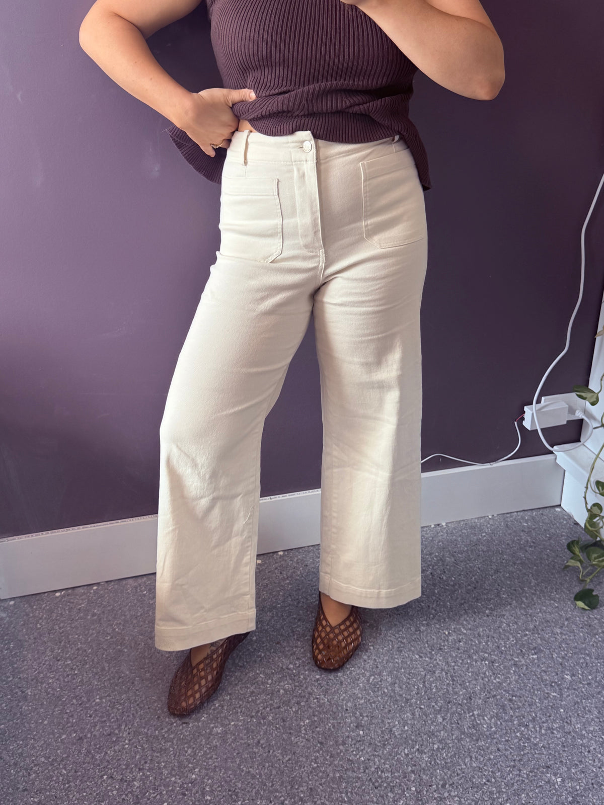 Butter Cream Pants