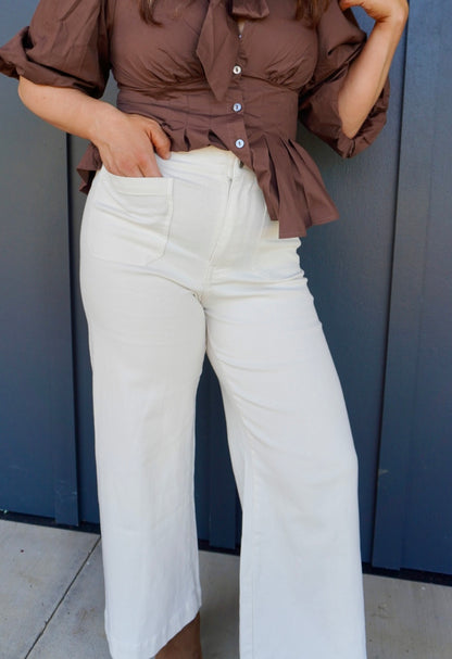 Butter Cream Pants