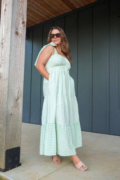 Bluebell Bow Maxi Dress