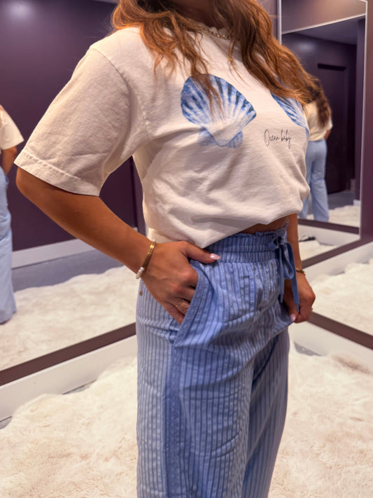 Ocean Mist Stripe Pants