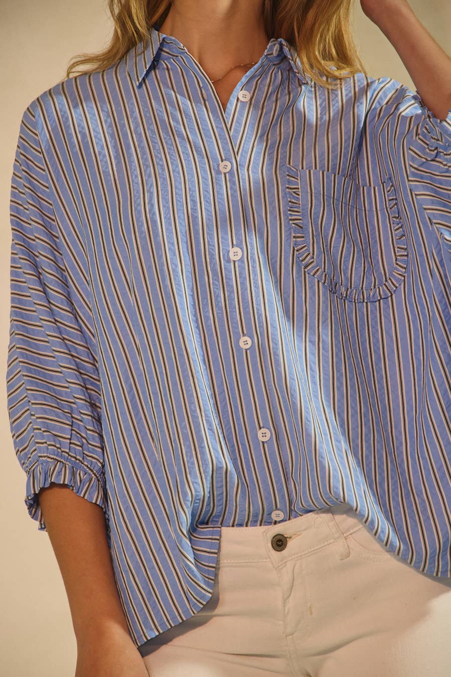 Coastal Classic Button Down | Curvy